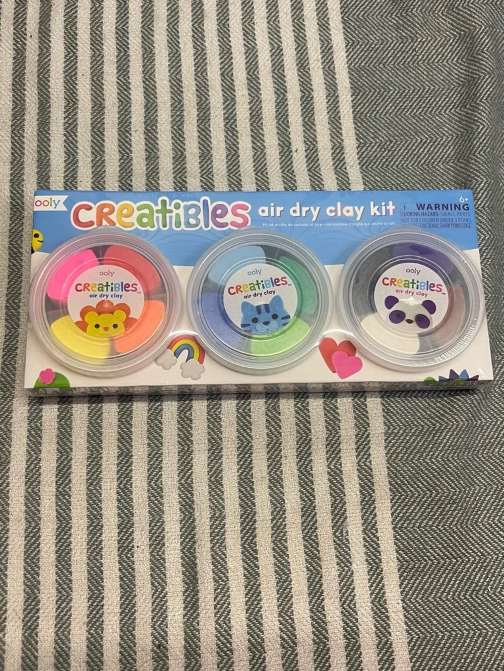 Ooly Creatibles‎ Air Dry Clay Kit - 12 Assorted Pastel Colors NEW